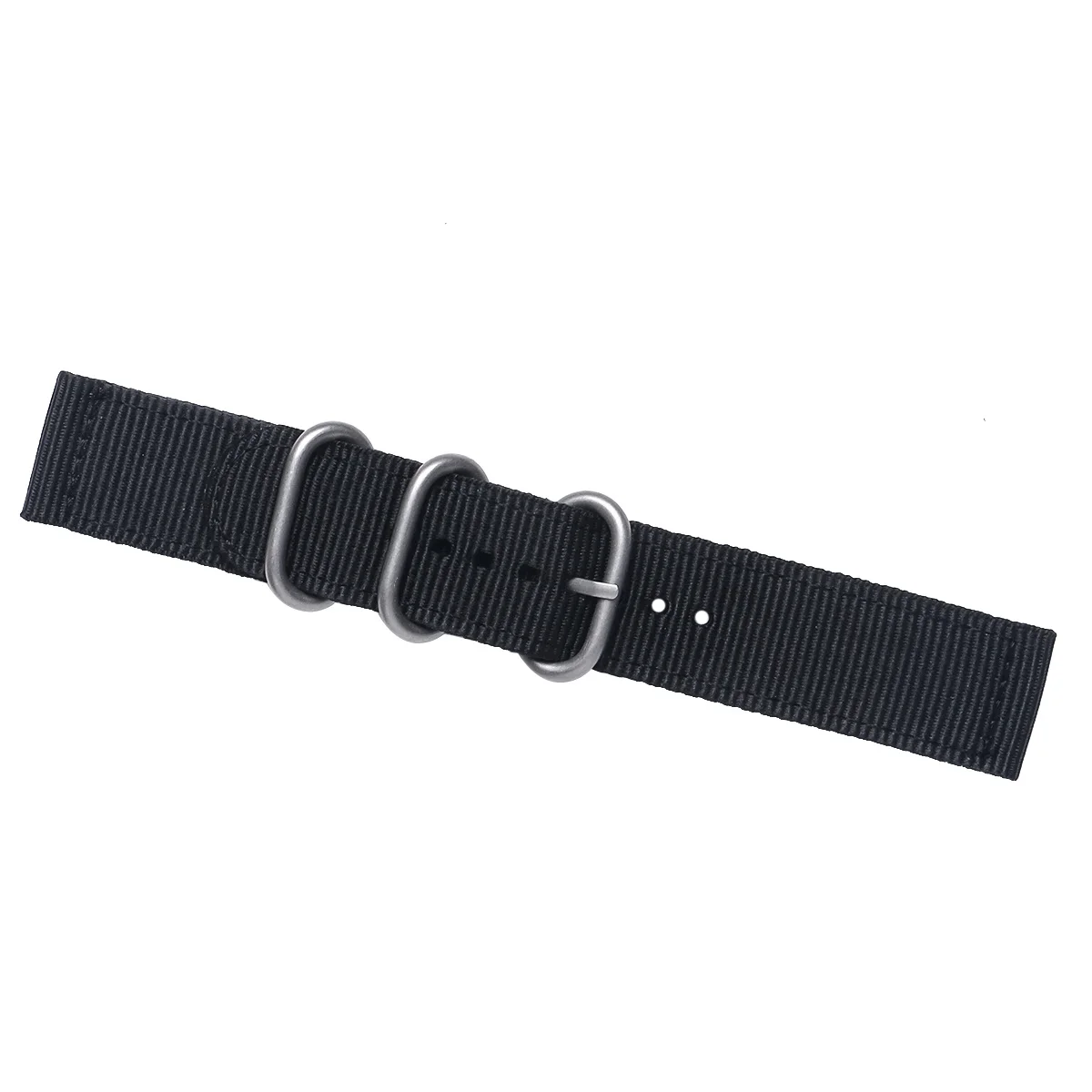 

24Mm Nylon Watch Strap Easy Install Strong Durability Fashion Braided Design Fits Most Watches Watch Band Accessory