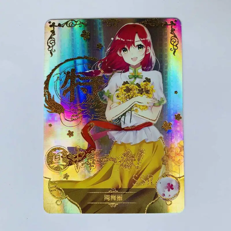 Goddess Story 5M02 SSR card Rem Robin Anime characters Bronzing collection Game cards Children's toys Christmas Birthday gifts