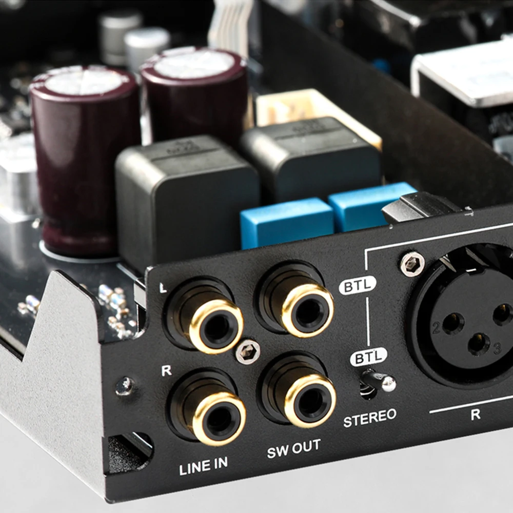SMSL RAW-MHA1 HIFI Professional Digital High Power Amplifier MHA1 2.1-channel Power AMP view 5