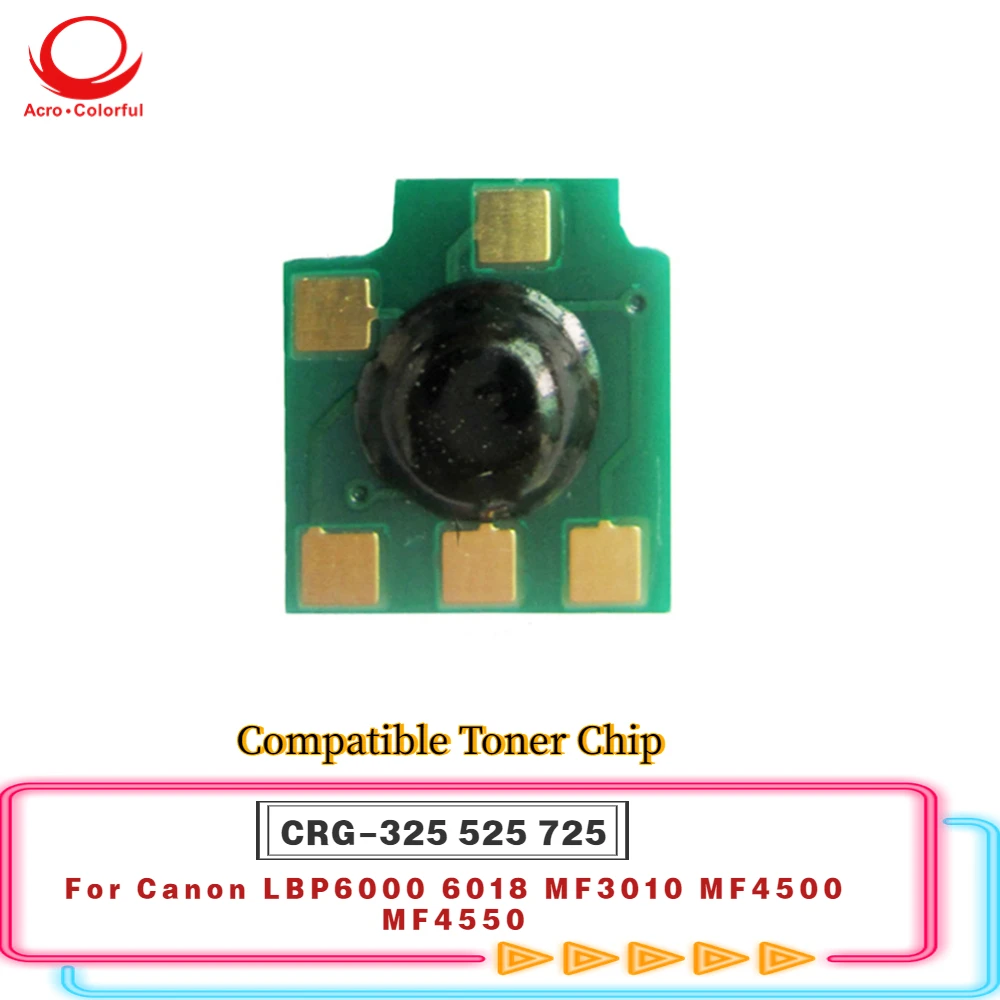 

Compatible CRG-325 CRG525 CRG725 Toner Chip CRG-925 For Canon MF3010 LBP6000 Copier LBP6018 Printer Cartridge Chip 1.6K