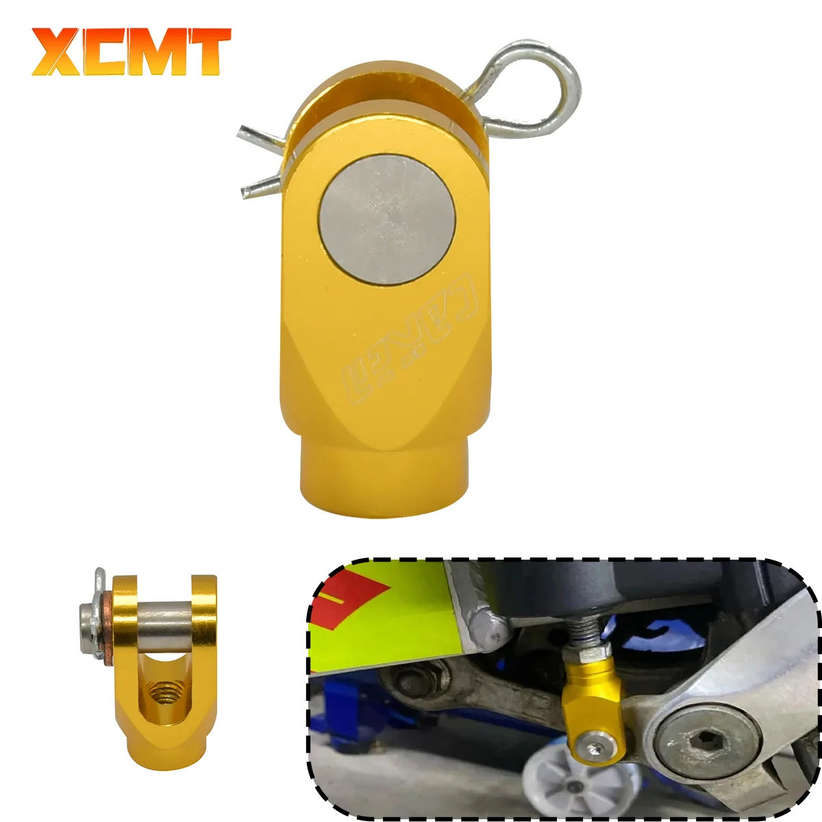 

Motorcycle Gold Rear Brake Clevis For Suzuki RM85 RM125 RM250 DRZ400 LTZ400 LTR450 RM DRZ LTZ LTR 85 125 250 400 450 2002-2019