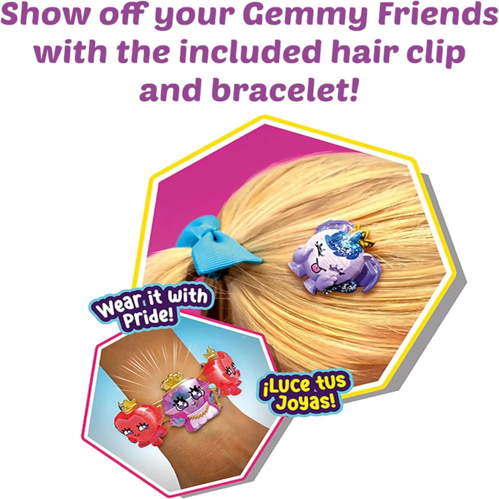 Pinky Promise Gemmy Friends Lovely Girl DIY Gemstone Hairpin Ring Bracelet Necklace Blind Box Gifts Toy Model Anime Collect view 4