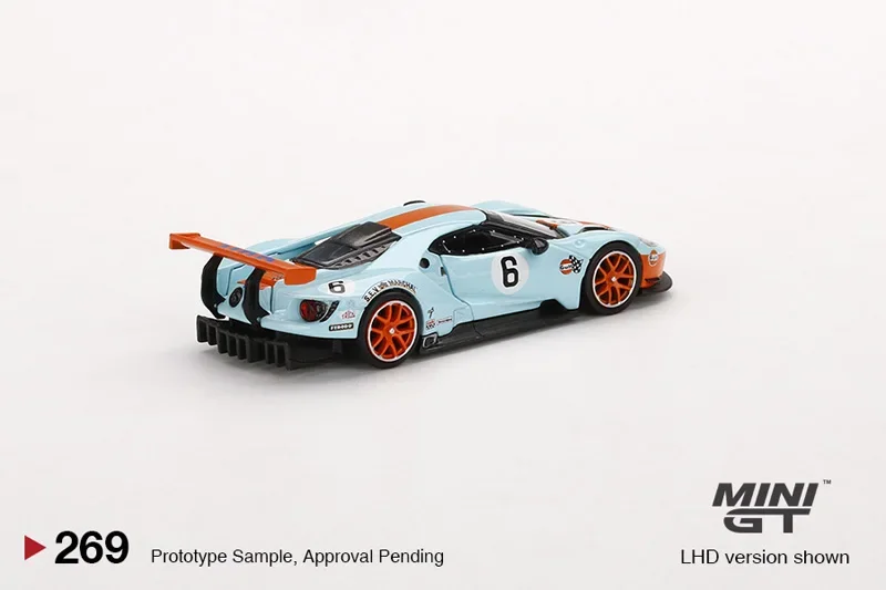 TSM-MODELLEN MINIGT 1:64 # 269 Ford GT Gulf Diecast Model Raceauto Kinderspeelgoed Cadeau