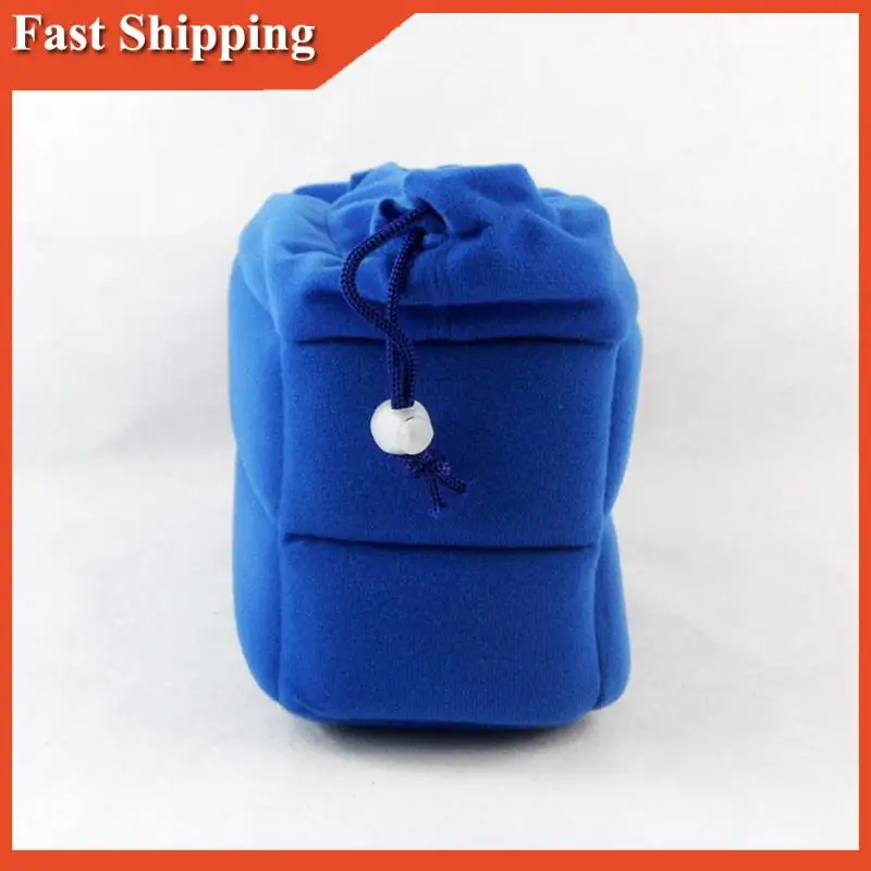

Efficient Camera Bag Camera Insert Bag With Drawstring Adjustable Divider Camera Lens Soft Bag For Nikon,Canon,Sony Blue