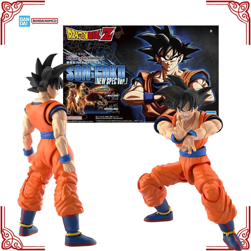In Stock Genuine Bandai Dragon Ball Z Model Kit FRS Son Goku New Spec Ver Anime Action Figure Collection Assembly Model Toys
