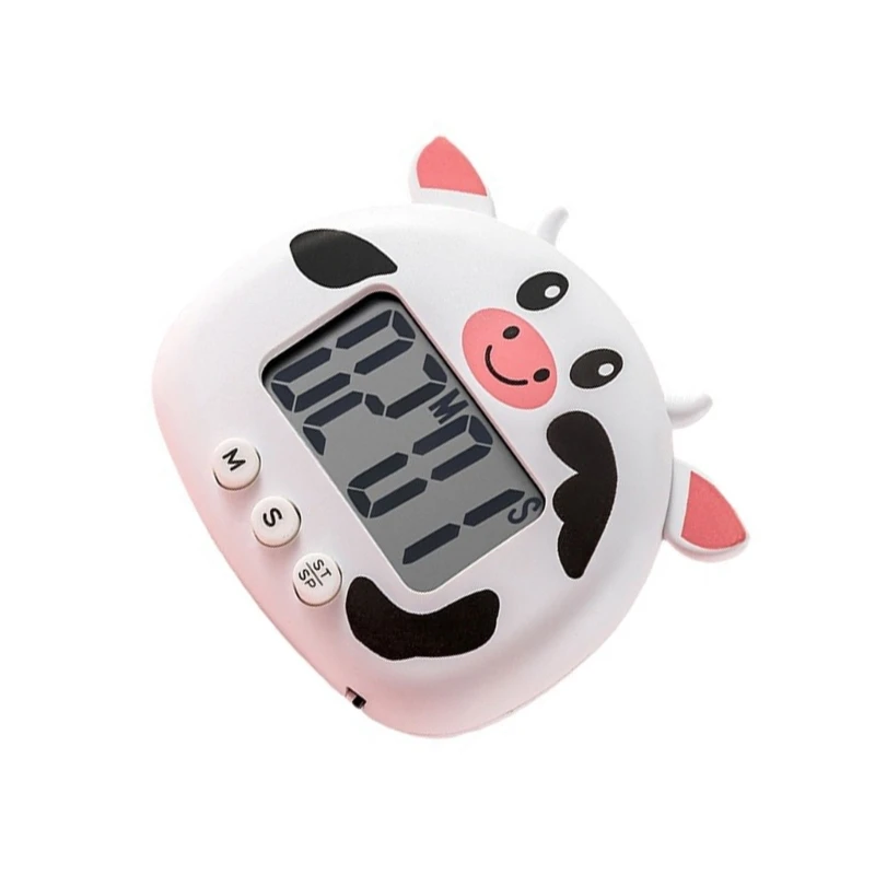Cartoon Animal Digital Timer Small Digital KitchenTimer Countdown Timer with Back and Stand