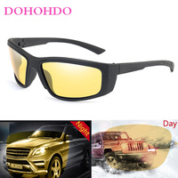 DOHOHDO New Men's Driving Glasses Cycling Glasses Night Vision Cycling Sunglasses For Bicycle Cycling Goggle Polarizing Glasses