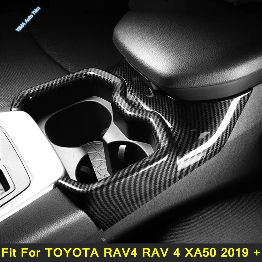 

Front Row Water Cup Bottle Holder Frame Trim Central Control Cover For TOYOTA RAV4 RAV 4 XA50 2019 - 2024 Interior Accessories