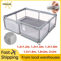 7 Optional Sizes Large Children's Playpen with Foam Protector Baby Safety Fence Kids Ball Pit Playpen for Babies Baby Playground