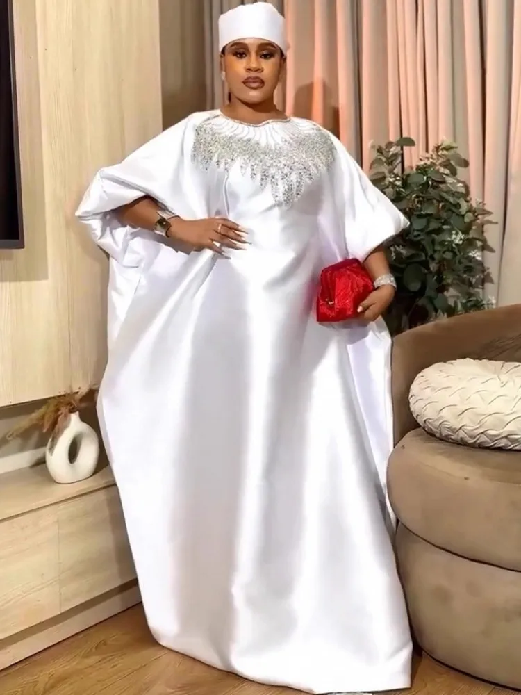 فساتين إفريقية للنساء أنيقة من البوليستر موضة إسلامية عبايات Dashiki رداء قفطان فستان طويل ماكسي تركي أفريقيا 2026 جديد #1