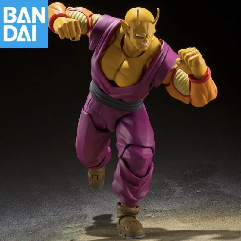 Genuino Bandai S.h.figuarts Dragon Ball naranja Piccoco Pvc figura de acción modelo Original coleccionista estatuilla juguetes adorno de escritorio