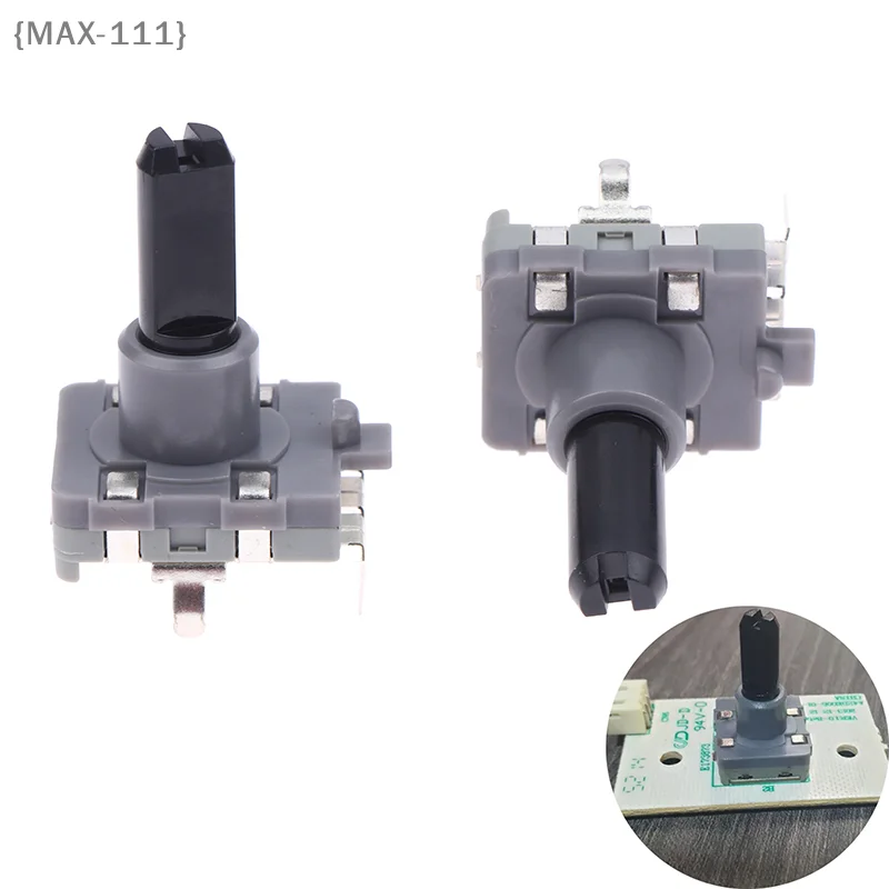 【F2-MAX111】2Pcs EC16 Rotary Encoder 3Pins 360 Degree Infinite Rotation Gear Selection Controller Washing Machine Microwave Oven