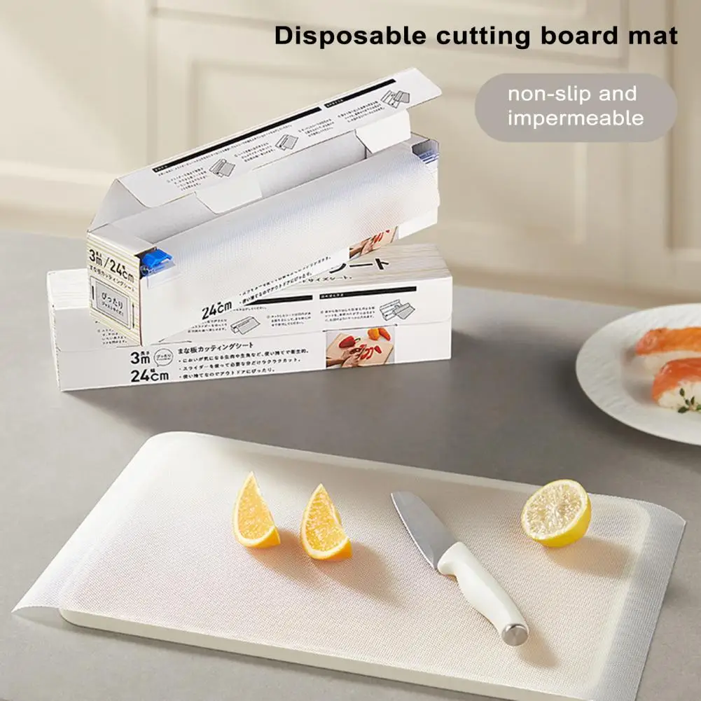 Disposable Cutting Board Mat Sheets Cuttable Food Chopping Board Paper for Cooking Travel BBQ Picnic Fruit Placemat Kitchen Tool