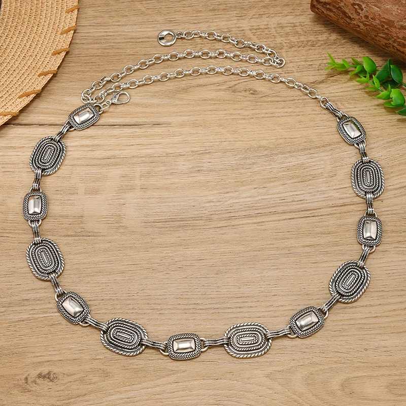 Vintage Fashion Metal Waist Ch - Women Accessories Pk ulasan dan harga