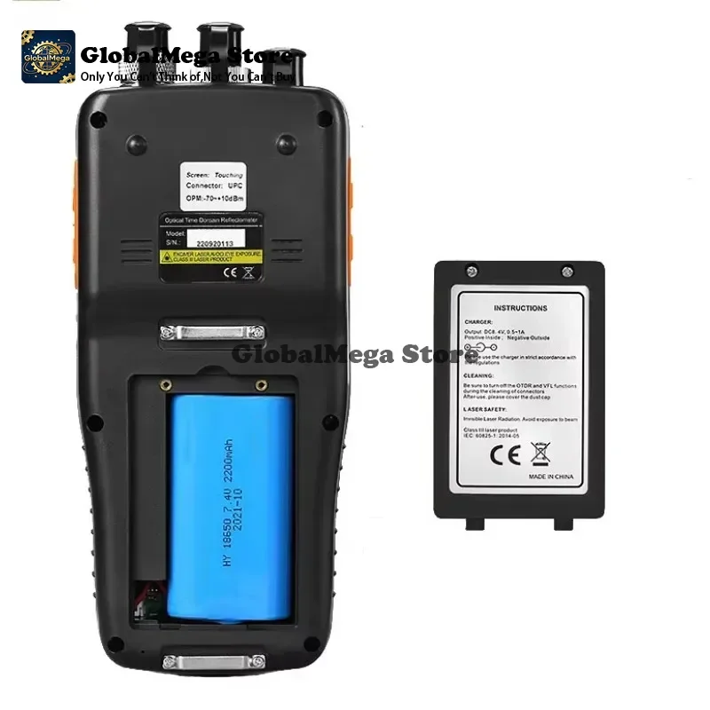 Портативный интеллектуальный OTDR для FTTH, 60 км, 1310 нм/1550 нм/1610 нм, оптический тестер RS, поддержка Exfo PON OTDR, активный тест, мини OTDR JDSU