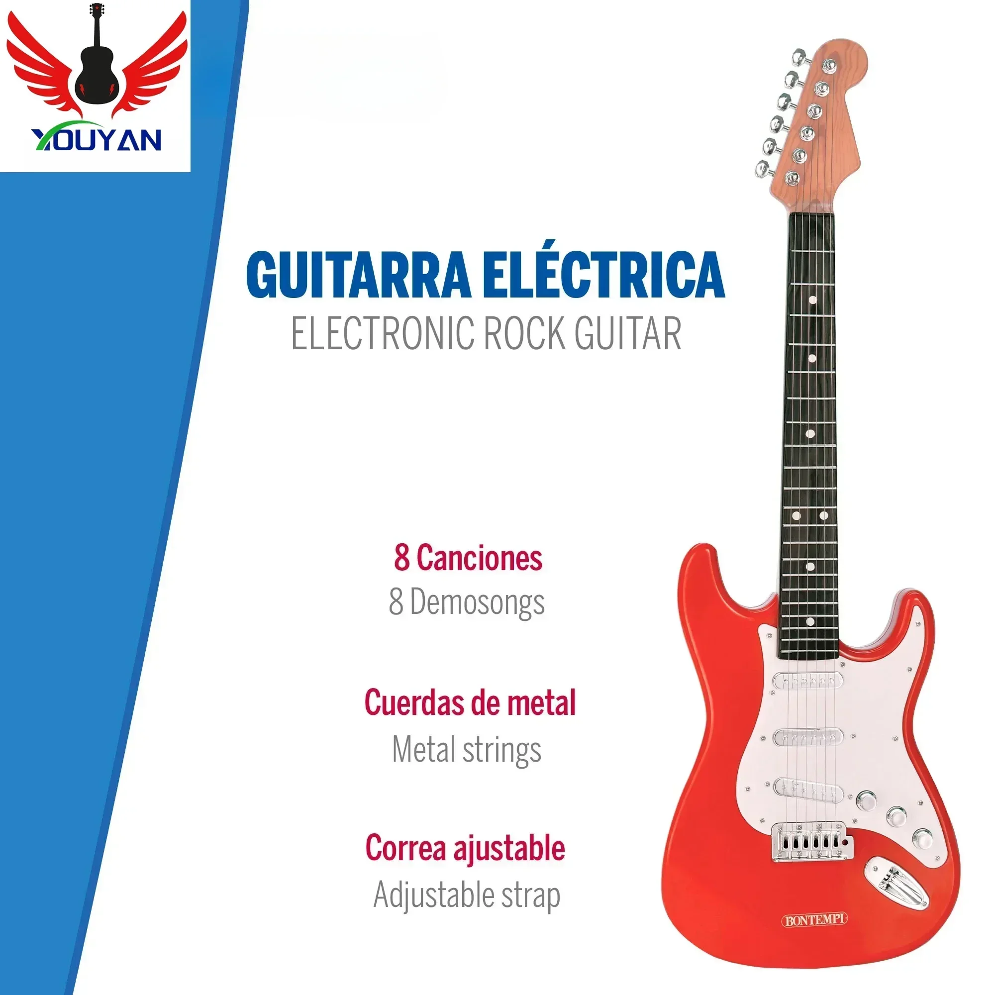 67cm Ukulele Electric Guitar for Beginner, Toys, Musical Instruments,