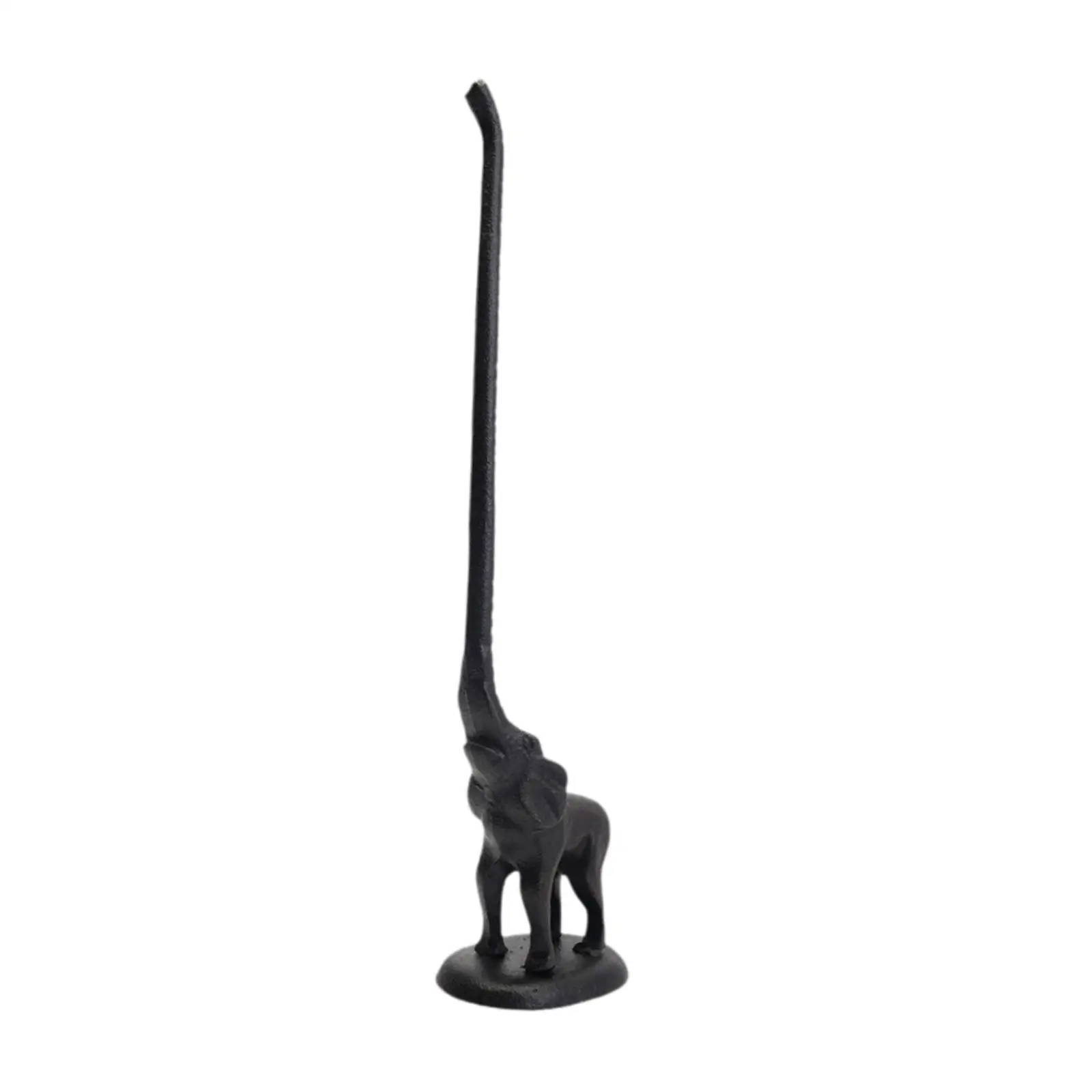 

Elephant Toilet Paper Holder 17 inch Storage Freestanding Bathroom Counter Decorative Iron Paper Stand Paper Towel Holder