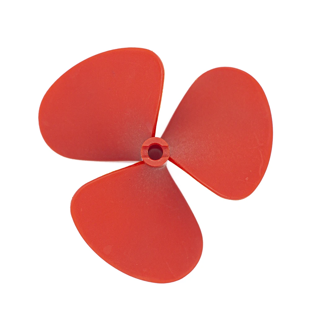 100mm fully impregnated three-blade propeller for trawlers, ROVs, RC boats, etc. using nylon fiber composite material.