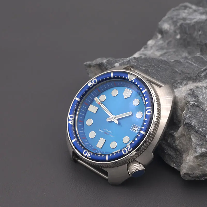 SKX6105 6309 Automatic Turtle Abalone Dive Watch NH35 NH36A Movement Stainless Steel 200m Waterproof Resistance Sapphire Crystal