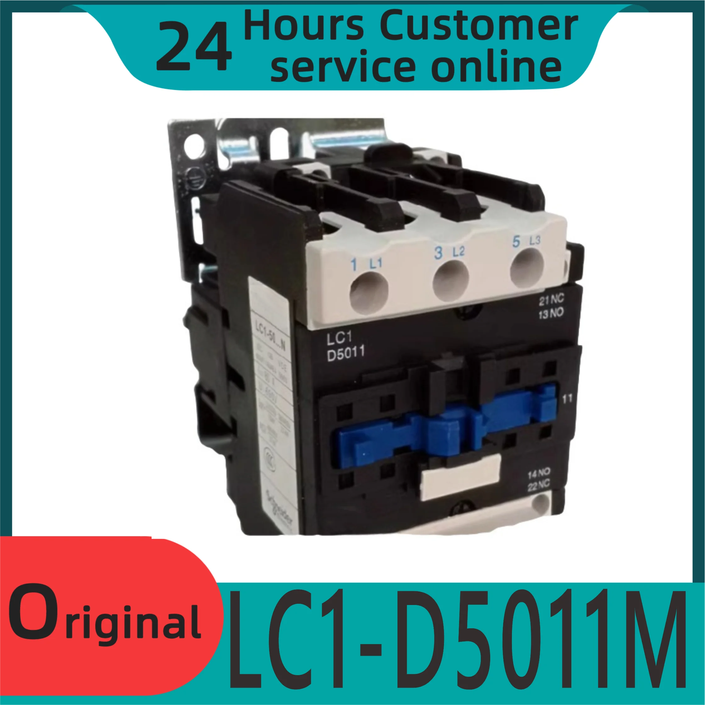 

New original AC contactor LC1-D5011M 220V LC1D50 380V
