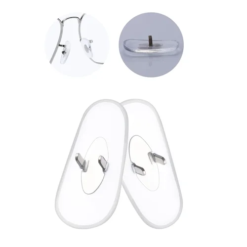 Imagen 2 del producto Glintbay Almohadillas nasales y calcetines de goma de silicona para gafas de sol RayBan Aviator RB3025 55 mm 58 mm 62 mm - Múltiples opciones