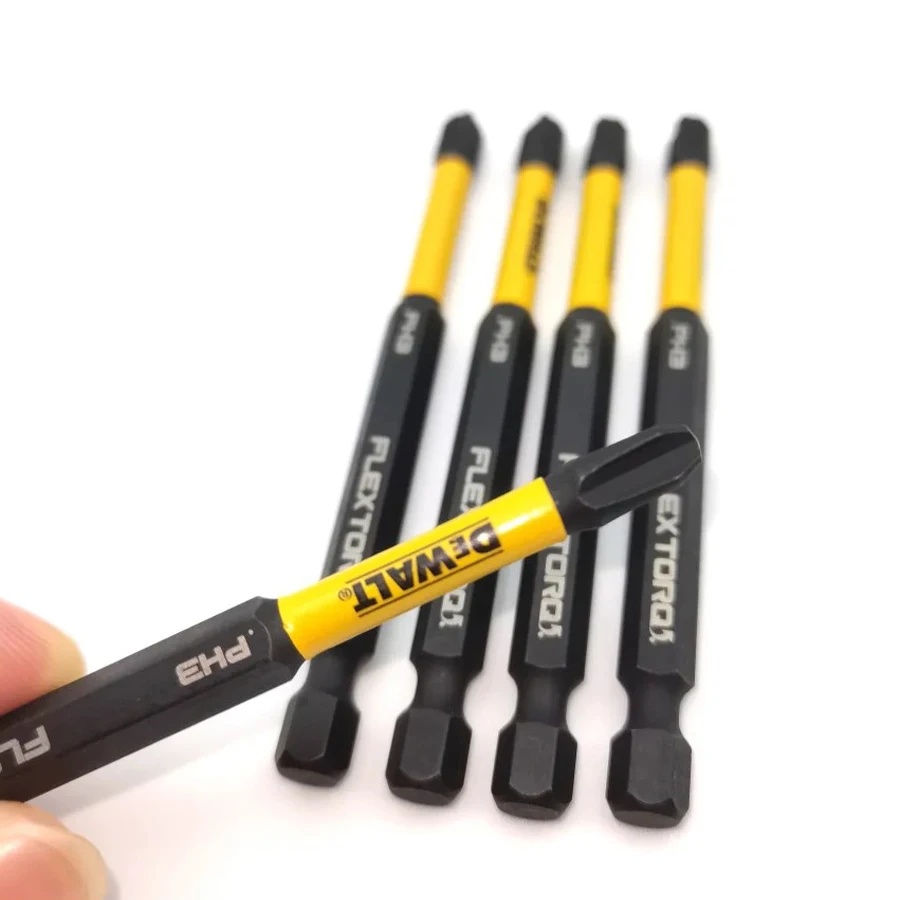 DEWALT Screwdriver Bit PH2/PH3/SL8 57/89/152mm Power Tool Accessories DWA2SL8IRB/ DWA2PH2IRB/ DWA3PH2IRB/ DWA3PH3IRB/ DT7800T view 4