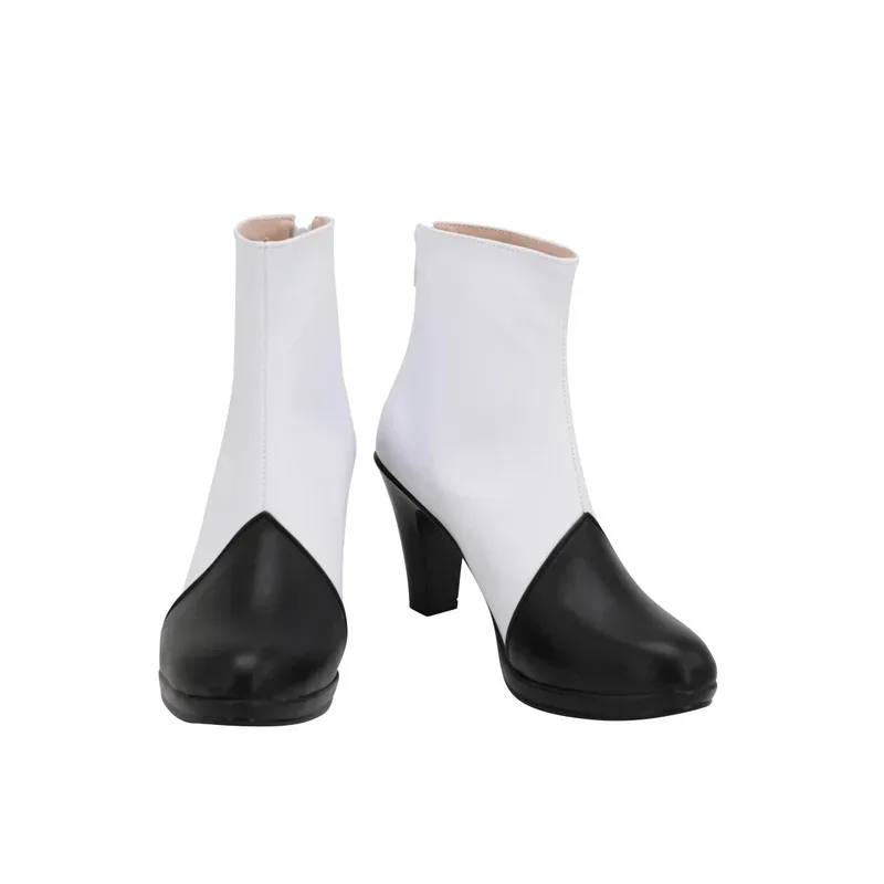 2025 11 Hazbin Charlie botas de Cosplay Hotel blanco negro cuero hecho a medida cualquier tamaño mujer Anime zapatos nuevos