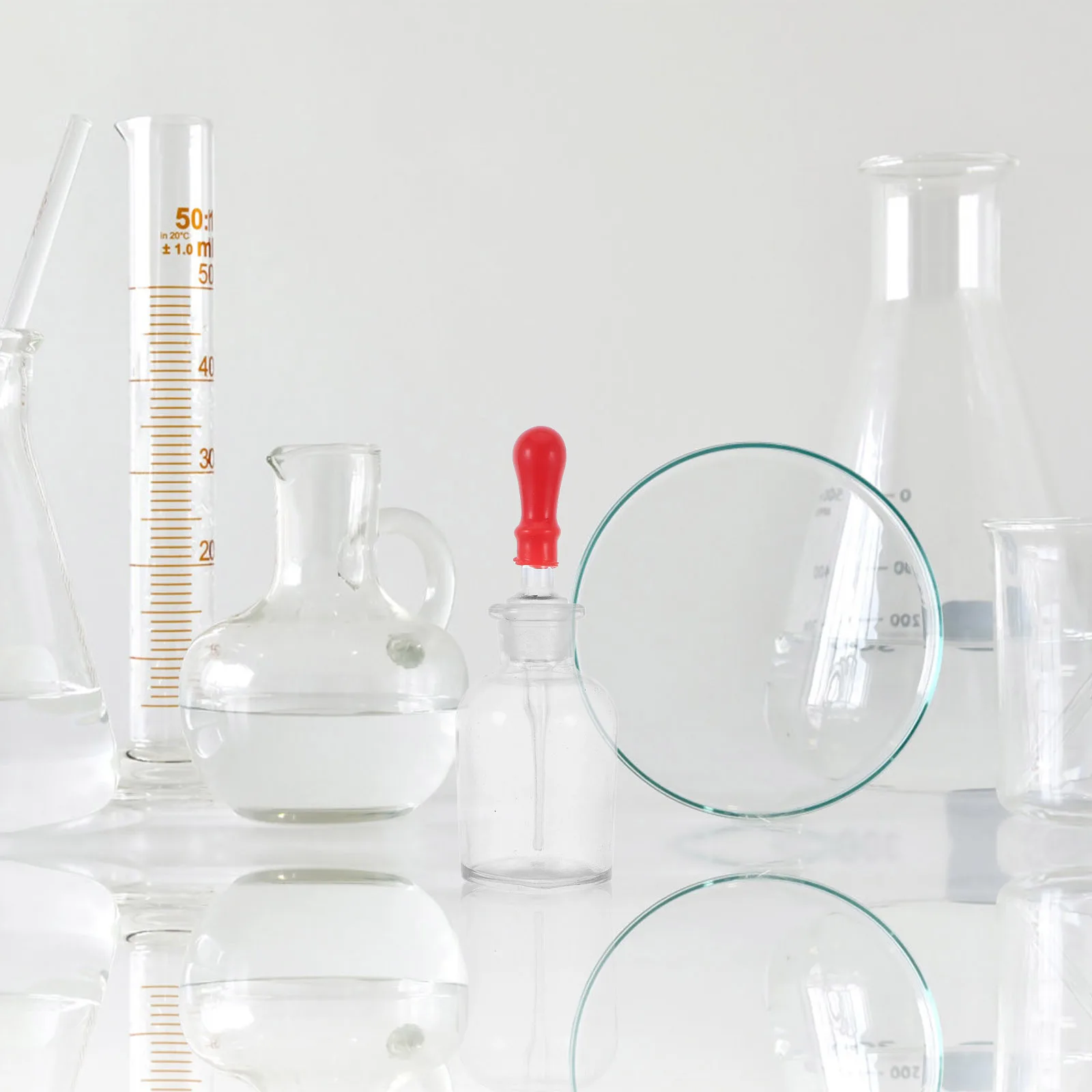 

10Pcs 60 Ml Clear Dropper Bottle Essential Oils Small Glass Bottles Transparent Precision Travel Liquid Storage DIY Chemical Lab