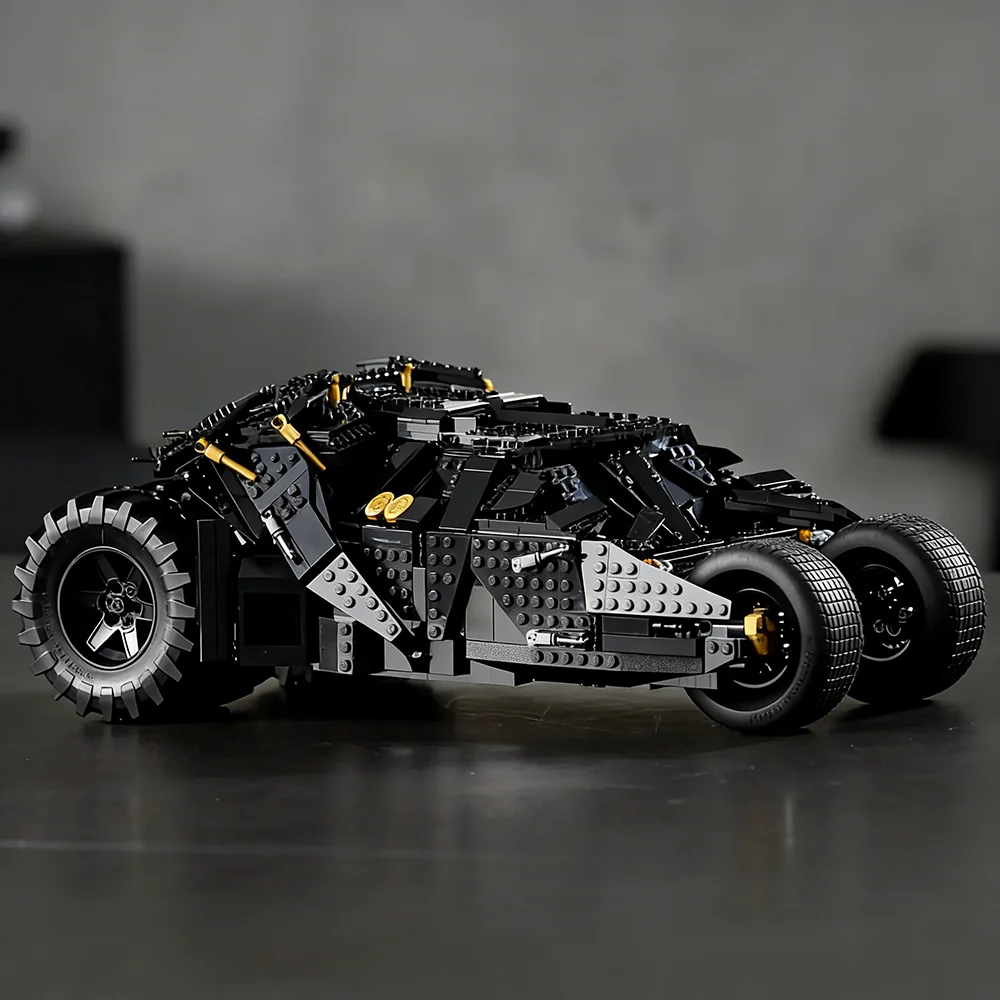 

STEM 76240 Pellets Bricks The Batmobile Tumbler BatPod Motorcycle Set Model Building Blocks Boys Gifts Kids Toys 2049PCS