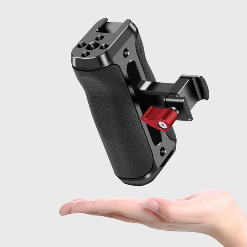 Ergonomic Camera Side Handle Aluminum Construction with Adjustable Height for Photo Enthusiasts for Accessory Expansion - Image 5
