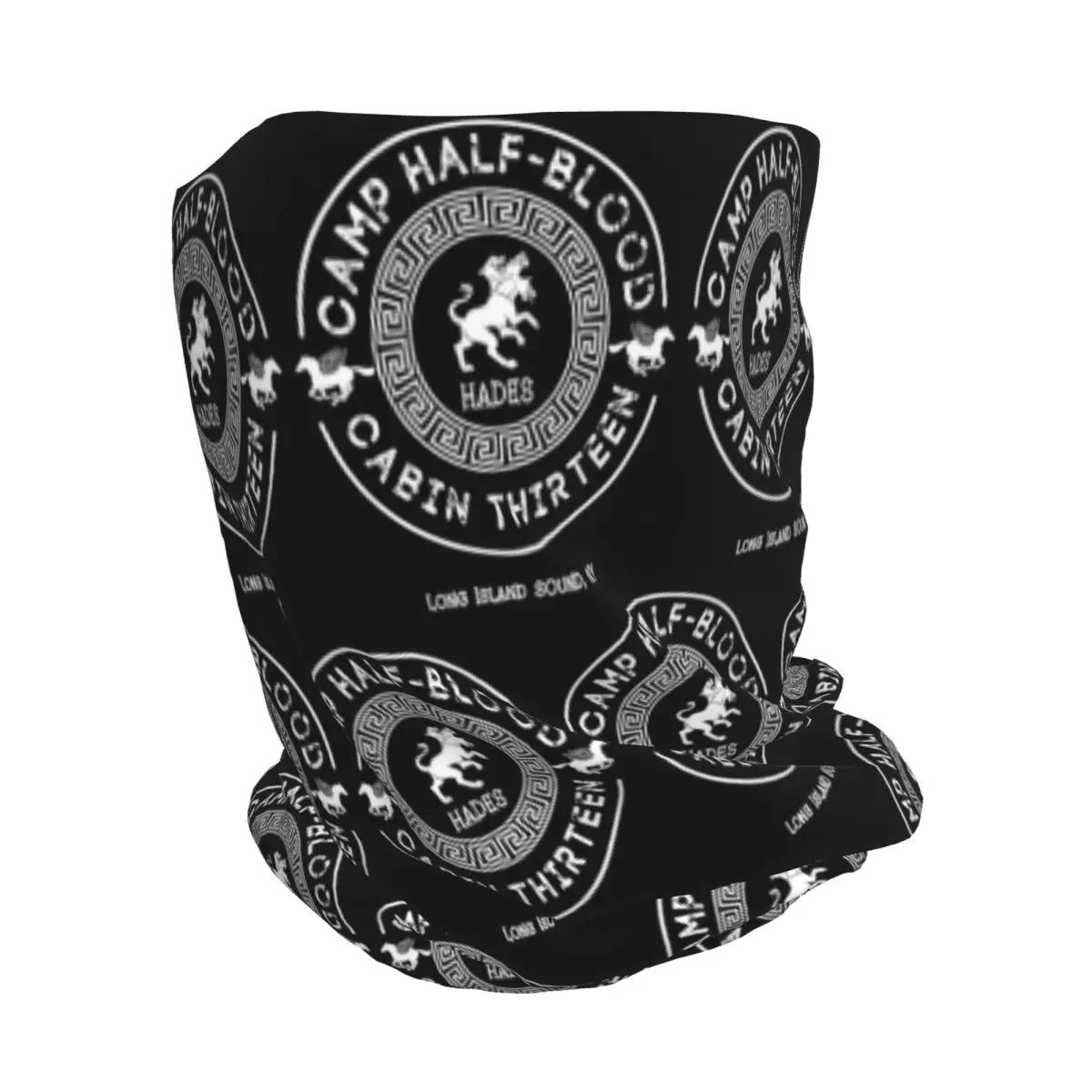Cabin Thirteen Hades Percy Jackson Camp Half-Blood Bandana Neck Cover Mask Scarf Balaclava Beanies Hat for Men Women Washable