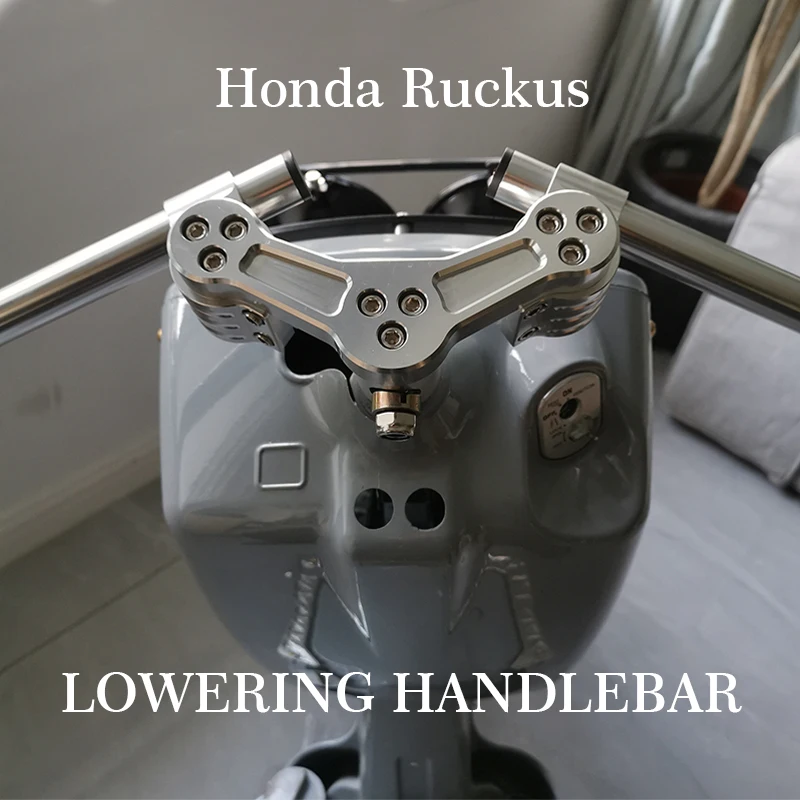 Lower Handlebar CNC Adjustable Handle Bars Scooter Motorcycle Modified Parts Honda Ruckus Zoomer AF58 NPS50 GY6 Refit