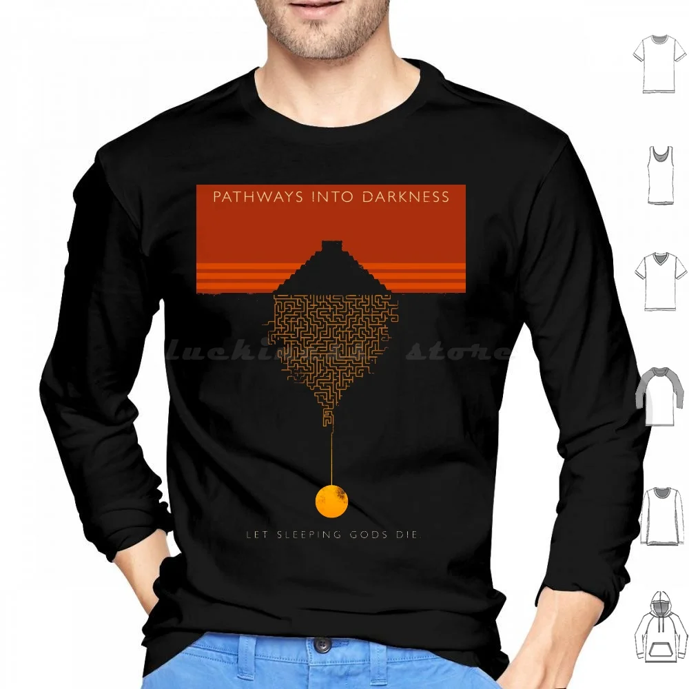 Pathways In Darkness Sudaderas con capucha de manga larga Bungie Marathon Pid Pathways In Darkness Videojuego Pop Culture Game