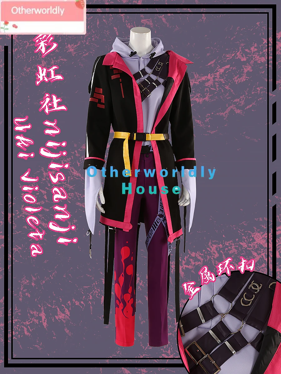 Vtuber Nocytx Uki Violeta Cosplay Costume Fancy Yutuber Suit Party Outfits Halloween Carnival Uniforms Custom Made