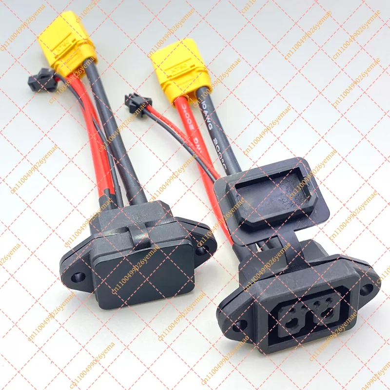 3Pcs High Current XT90 to 2+4/2+6 Lithium Battery Charging Port Adapter 4mm