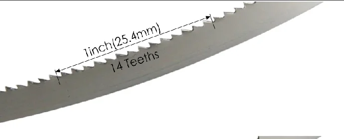 木材切断用バンドソーブレード,14 tpi,1085mm, 1085mm, 6mm, 0.36mm, 3個