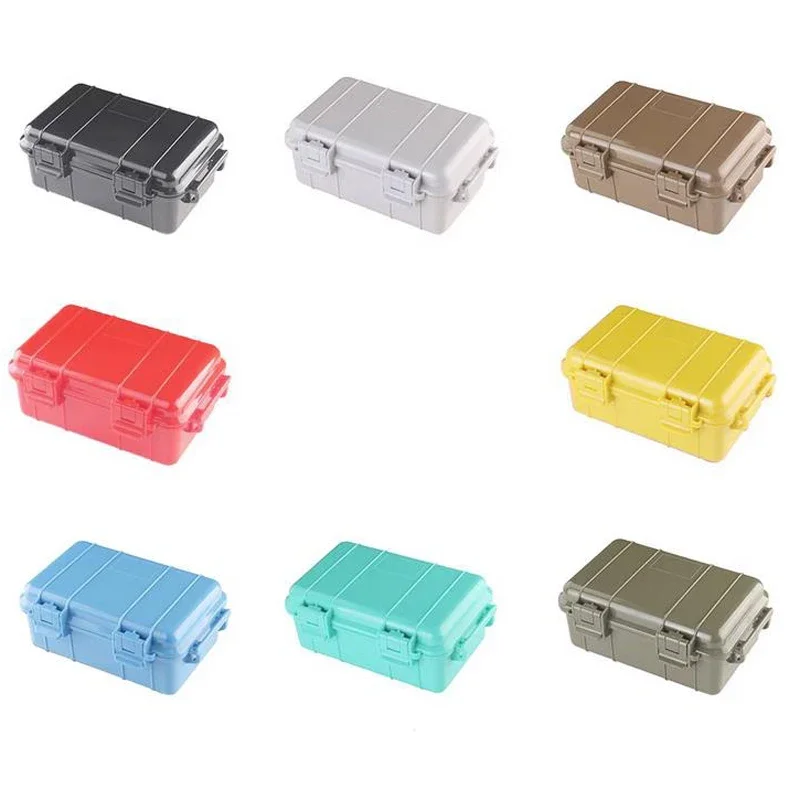 Outdoor Waterproof Box Shockproof EDC Airtight Mobile Phone Survival Case Storage Tool Earphone Travel Sealed Container