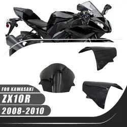 For Kawasaki Ninja ZX10R 2008-2010 ZX-10R 2009 Motorcycle ABS Windshield Windscreen Wind Deflectors