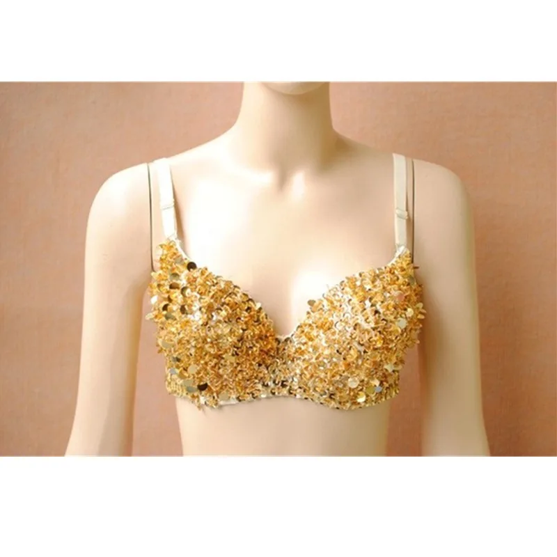 Varie discoteche da donna, paillettes sexy, diamanti colorati, reggiseni con strass rivettati, pantaloncini, reggiseni per performance Pole Dance Bar DS