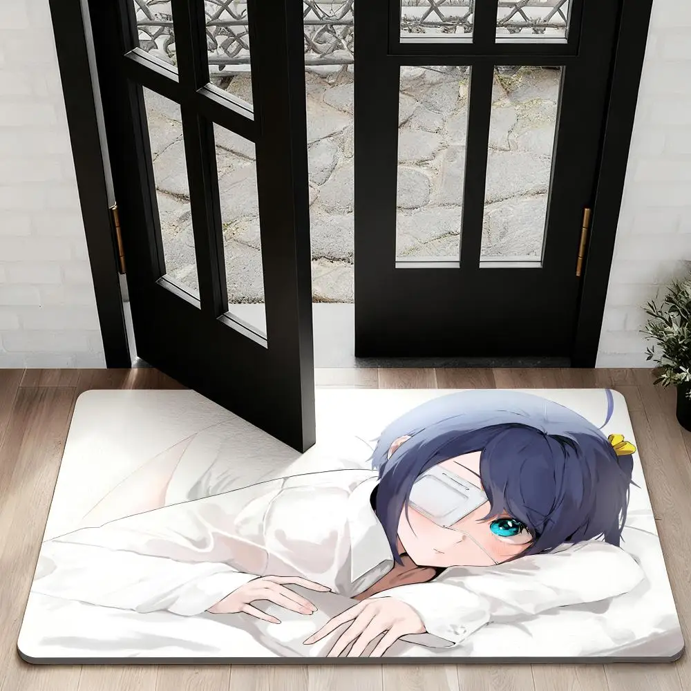 الحب C-Chunibyo الأوهام الأخرى الكلمة حصيرة المشطورة حمام حصيرة ماصة سريعة الجافة عدم الانزلاق TPR دعم لينة أفخم استنزاف السجاد #1