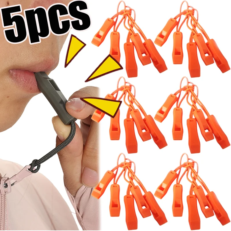 

Multi Functional Survival Whistle Zipper Pull Combo for Backpack Tent Emergency Preparedness Kit Hiking Camping Gear Loud Sound