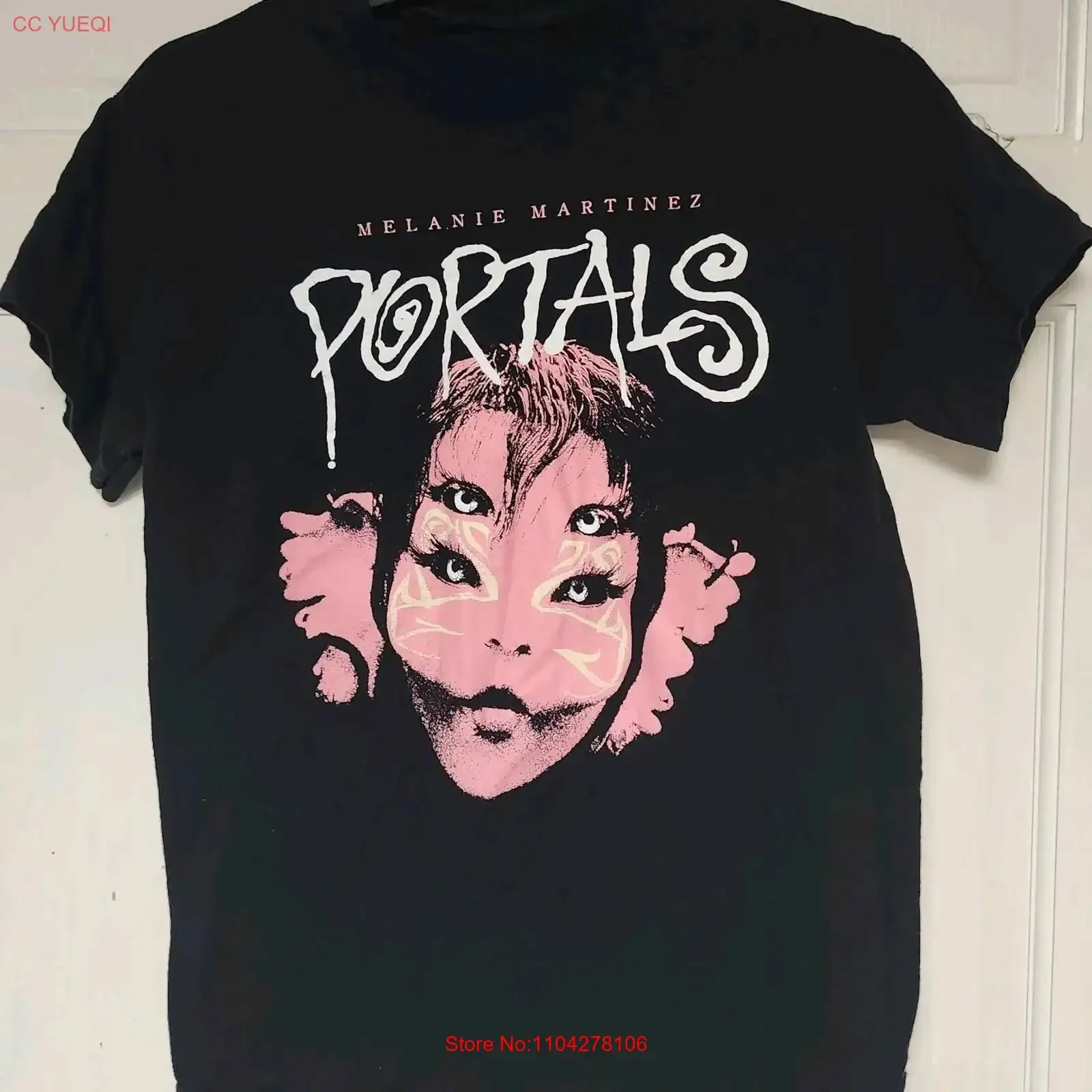 Melanie Martinez Portals Rock T Shirt Size M L vintage Washed homme Slightly Top For Everyday Wear Breathable streetwear