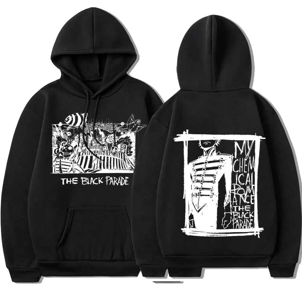 

My Chemical Romance Mcr Dead Hoodie Black Parade Punk Emo Rock Band Hooded Sweatshirts Fashion Oversized Pullover Streetwear