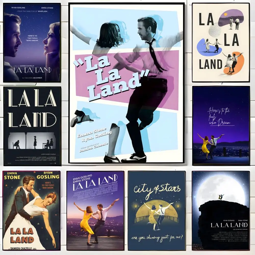 Movie L-la La LandS Poster Canvas Wall Art Print Poster Deco