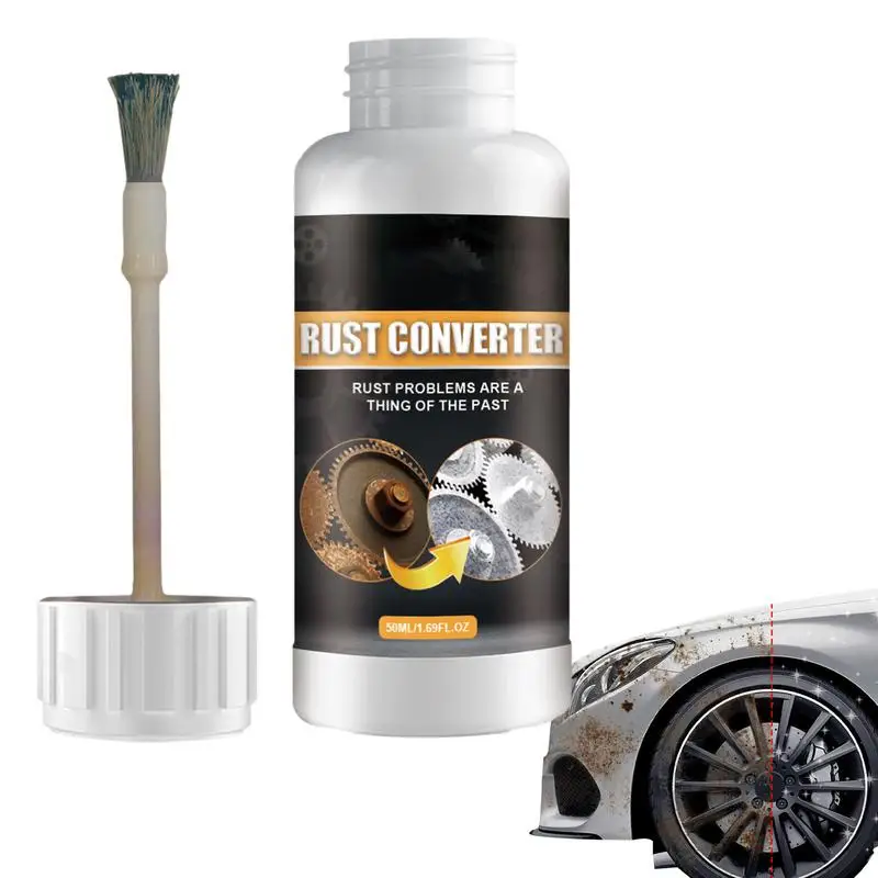 

Car Rust Reformer 50ml Metal Etching Rust Neutralizer Multi-Purpose Quick Acting Natural Anti Rust Coating Dissolve Rust Stains