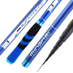 PAZA Carbon Fiber Fishing Rods Telescopic Stream Hand Pole Ultralight Superhard 3.6M 4.5M 5.4M 6.3M 7.2M Outdoor Equipamentos