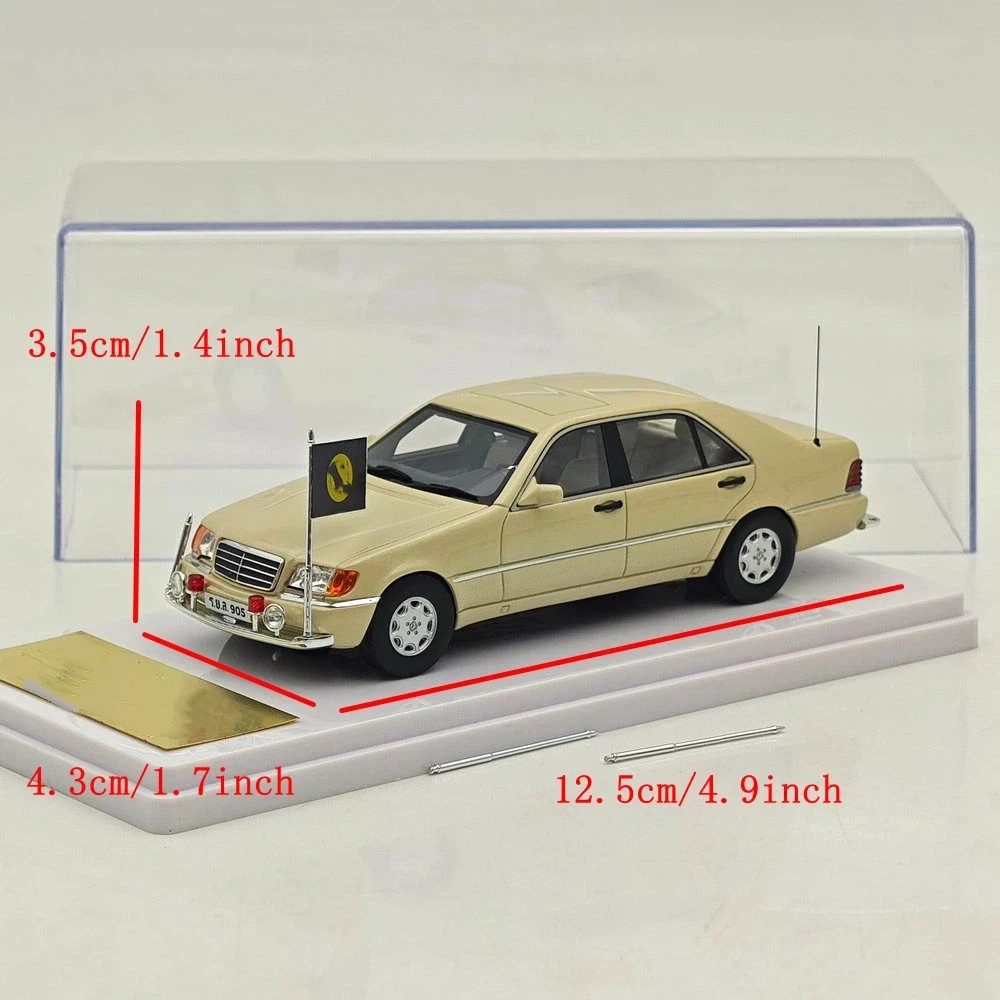 WTX Rare 1/43 W140 Thai Royal Garuda Emblem Resin Vehicle Model Adult Collection Decoration view 6