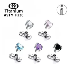 G23 titanium alloy skin implant, internal tooth embedding nail, bone embedding nail, 5A Hao Shi body puncture jewelry