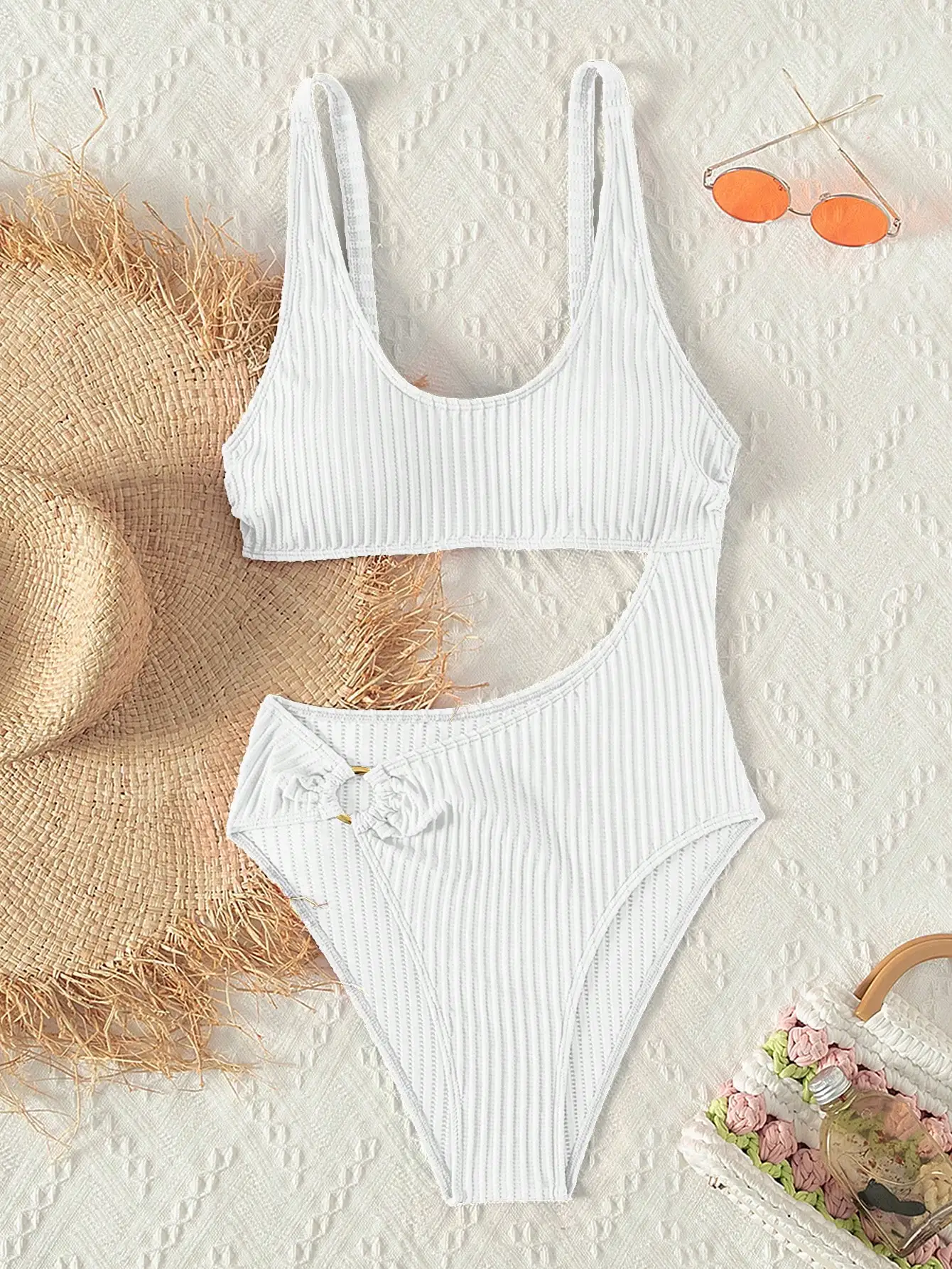 The new bikini set in summer is open and sexy European and American cross-border