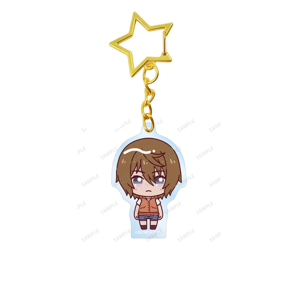 6CM Anime A Certain Scientific Railg Acrylic Keychain Stand Model Ornament Accessories Goods Christmas Gifts